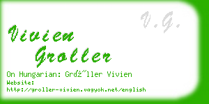 vivien groller business card